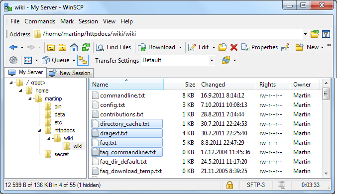 WinSCP và những điều bạn cần biết 4 WinSCP và những điều cần biết