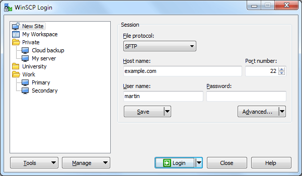 WinSCP và những điều bạn cần biết 6 WinSCP và những điều cần biết